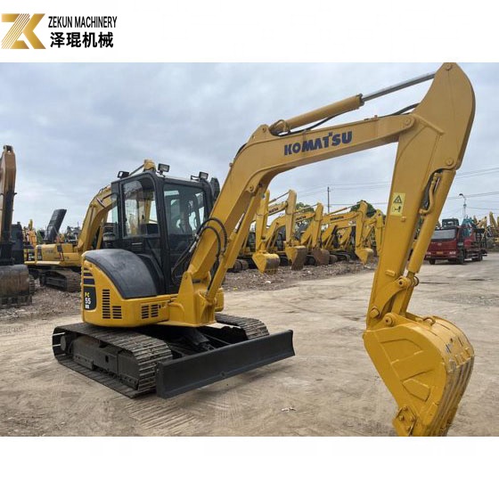 Japan Used Hydraulic Crawler Digger Komatsu PC55MR Mini Excavator 2017 Model