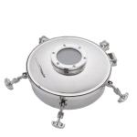 Sanitary SS304 SS316L Stainless Steel Round Pressure Manhole Cover