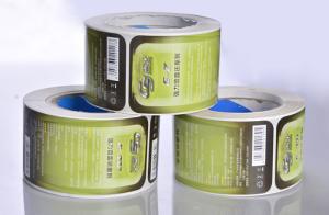 Quality Custom mat laminatin waterproof oil-proof bottle packaging label stickers in roll wholesale
