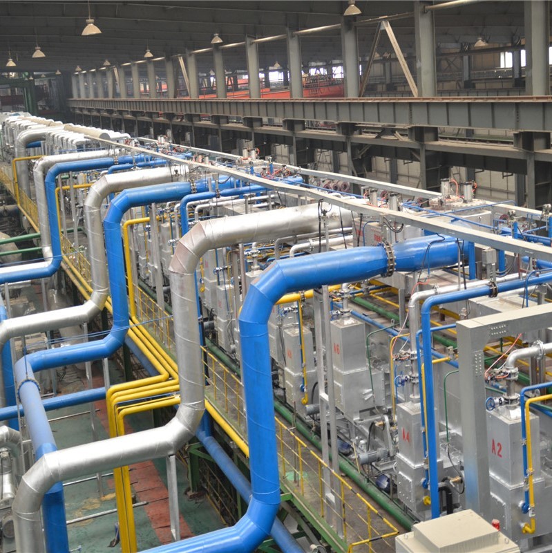 Continuous Hot Dip Galvanizing Line Process 0.2-0.6mm 550mm Steel Metal