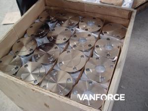 China ASTM A182 ASME B16.5 150LBS forged SS blind flange High Precision Anti Corrosion on sale