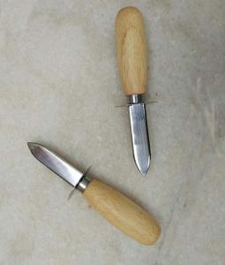 Quality French Oyster Knife With Wooden Handle For Sea Food Shell Opener wholesale