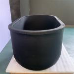 15.5kg Capacity Crucible Melting Pot Oval Type With Thermal Shock Resistance