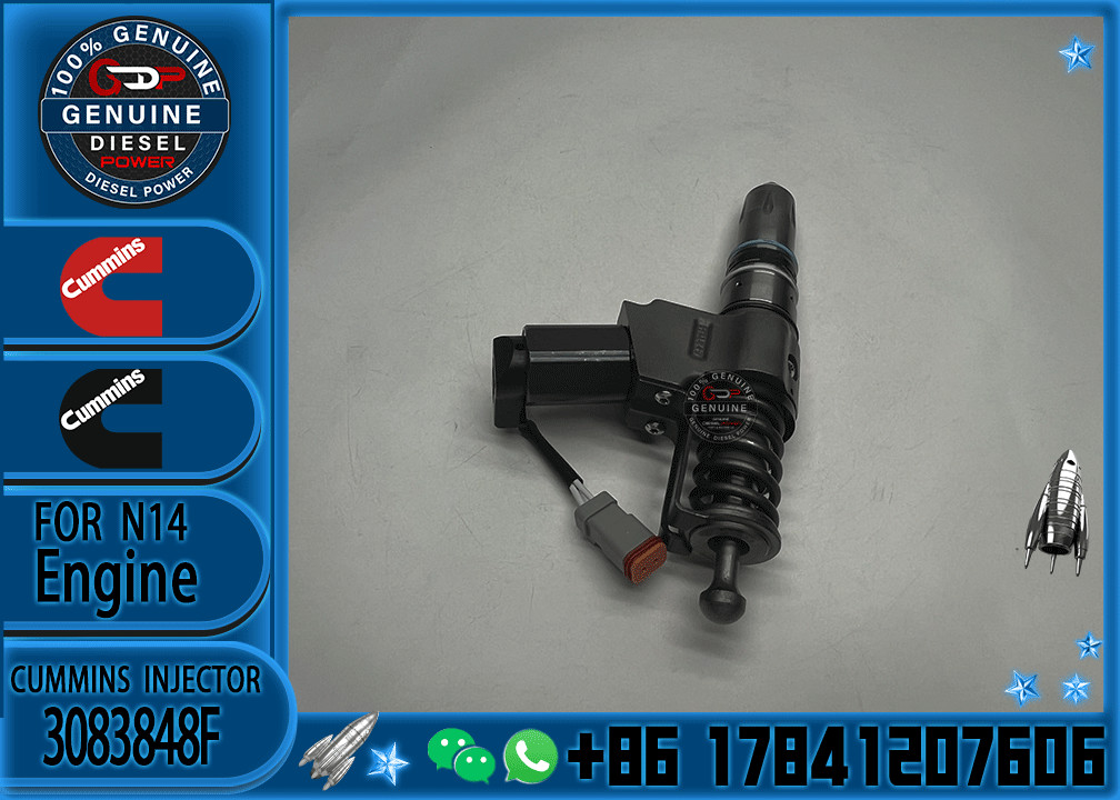 Construction Machinery PartsFuel Injector For N14 Diesel 3083846T 3083848F 3411766F 3080931F For CUMMINS Diesel Engine