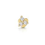 OEM Constella Stud Earrings 925 18k White Gold Stud Earrings
