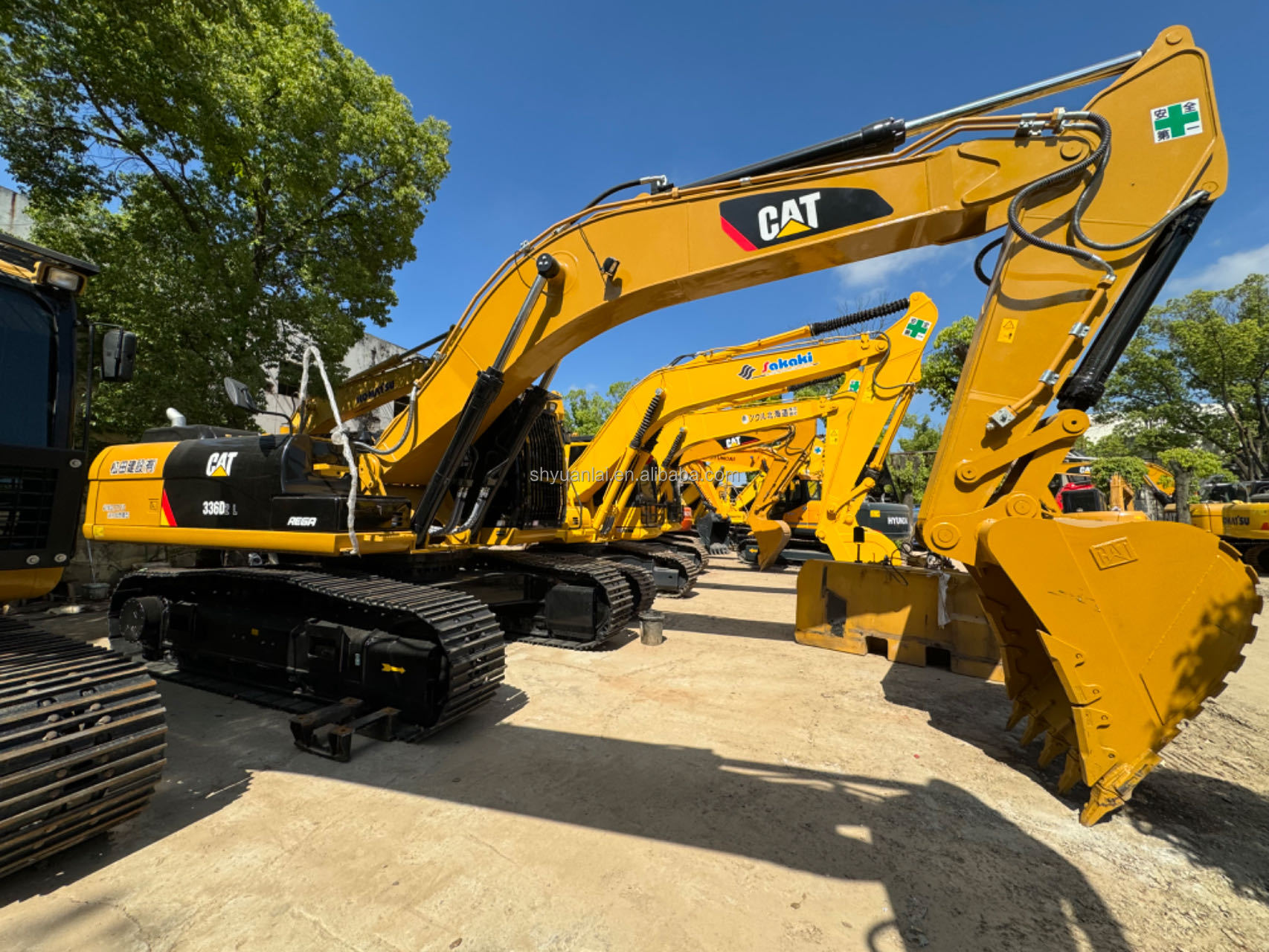 Original Hydraulic Cylinder Second Hand CAT326D2 Excavator With And Soft Steel Design