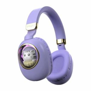 Quality Bluetooth Wireless Kids Earphones Noise Cancelling with LED Glowing wholesale