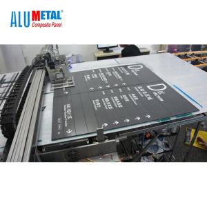 Quality 1500mm White 4mm PE Aluminum Composite Panel Facade UV Printing wholesale