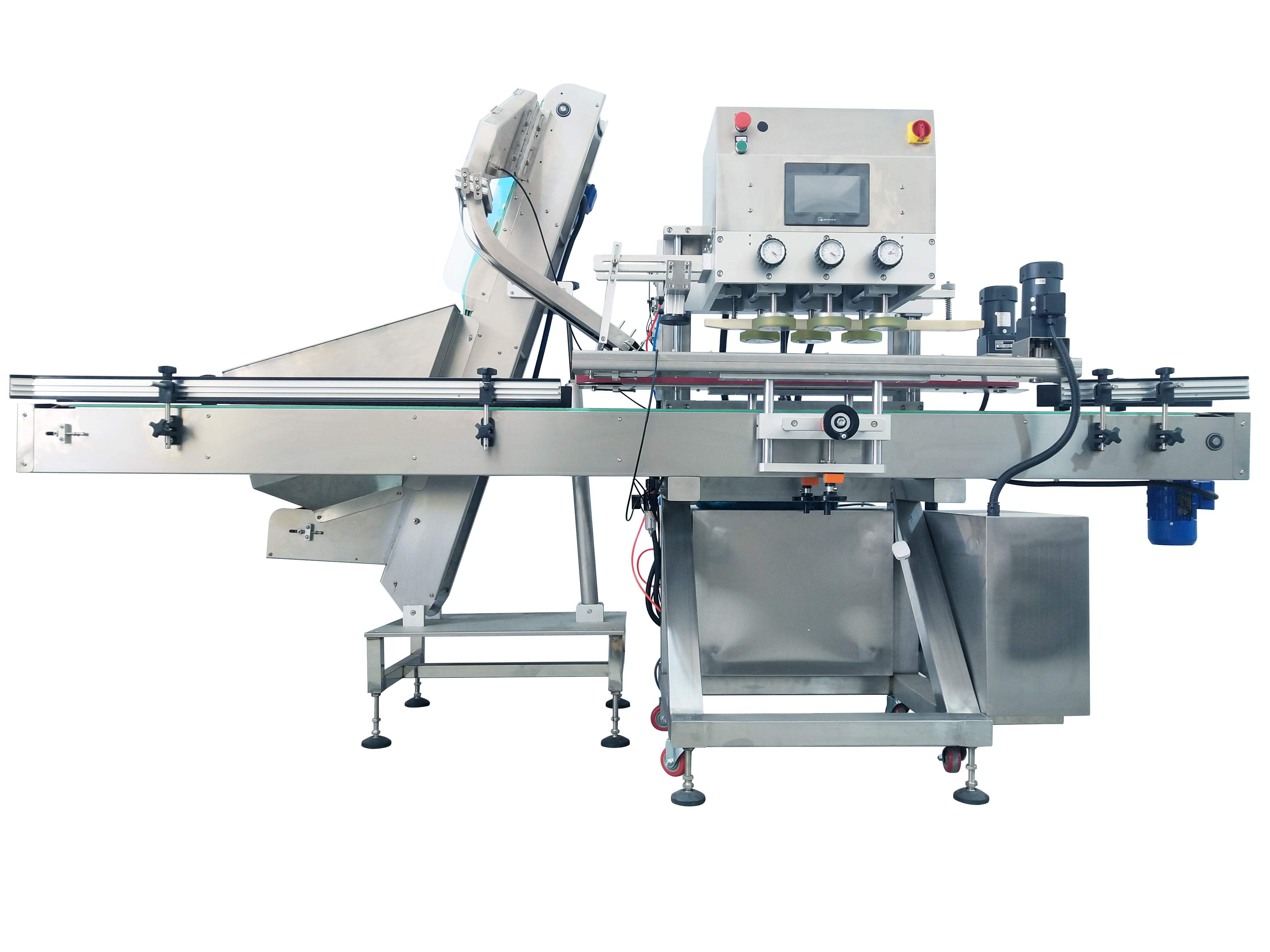 380v YM510 Sauce / Medicine Bottle Labeling Machine Full Automatic