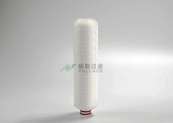 0.1-1μM Filtration Accuracy PES Material Pleated Filters Wide Chemical