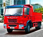 4x2 Double Axle Dump Truck , Multi Purpose 10 - 15 15 Tonne Tipper Truck