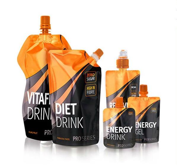 Beverage Plastic Bag Fruit Juice Stand Up Liquid Pouches Water Drinking