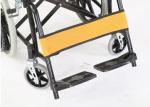 Steel Medical Transport Wheelchair Folding Basic Manual Wheelchair For Patient
