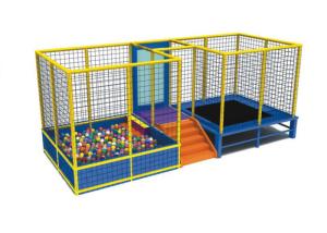 Quality Children Mobile Bungee Trampoline 6.25 * 2.46 * 2.3 Meter ROHS Approved wholesale