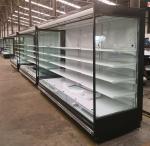 Supermarket Commercial Open Display Fridge Multi-deck Upright Air Curtain Open
