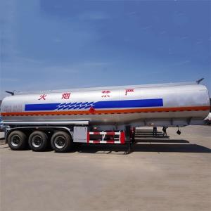 Quality Tri Axle 45000 Liters Aluminum Tanker Trailer 50T Payload wholesale