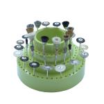 Rotating Round Shape Jewelry Empty Drill Bit Storage Case 170*95mm