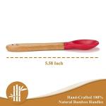 Burnished Bamboo Kitchen Tools Cooking Utensils And Stir Fry Set 6 - Piece Set