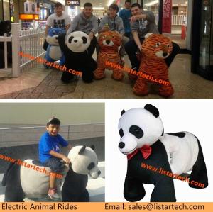 Quality Motorized Plush Ride On Toy Coin Operated Electric Animal Scooter for Indoor and Outdoor wholesale