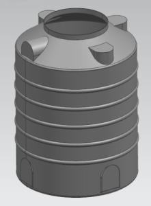 Quality No Welding 200 Liters Roto Mould Water Tank No Leakage wholesale