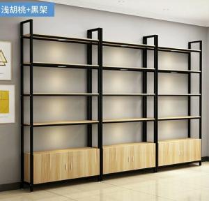 Quality Stable Double Sided Steel Wood Bookshelf wholesale