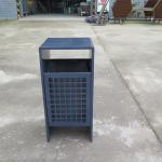 EN840 Certificate Stand Lid 30L Steel Outdoor Trash Can