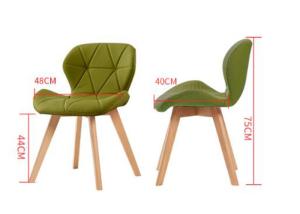 Quality Slip Resistant Beech Dining Chair , Multi Coloured Fabric Dining Chairs wholesale