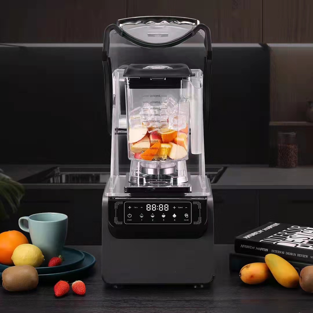 1800W Professional Kitchen Appliances Smoothie Blender With Sound Cover For Bulk Sales