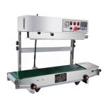 Stainless Steel Vertical Sealing Machine , Solid Ink Plastic Bag Band Sealer