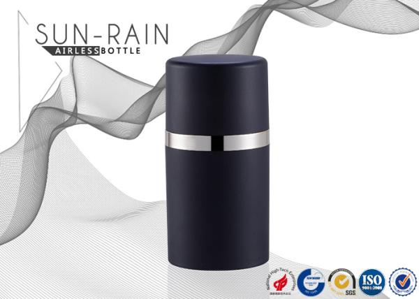 Black AS airless cosmetic bottles 30ml 50ml 80ml , empty cosmetic container SR