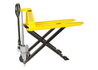 Small Size Scissor Pallet Truck , High Lift Pallet Truck With Lifting Height