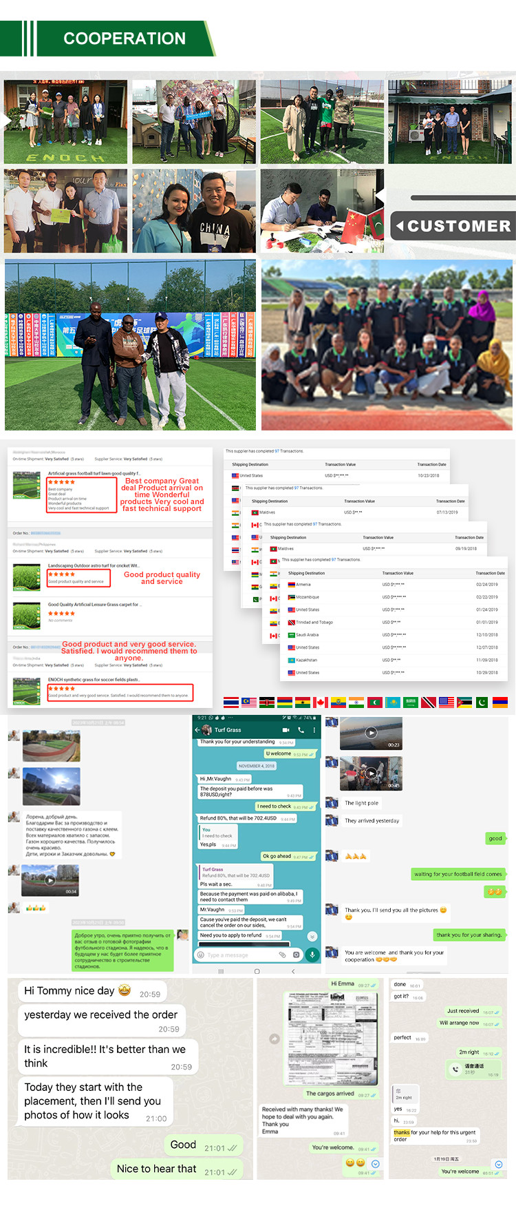 FIFA Certificated Artificial Football Pitches With Disease Resistance