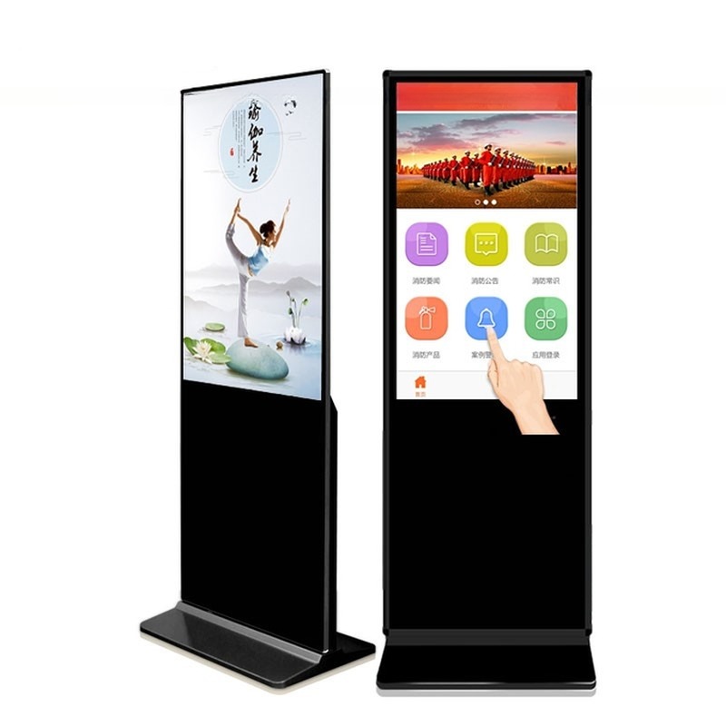 49" 50" inch touch screen all in one computer kiosk android Win10 advertising player touchscreen monitor with mounting bracket
