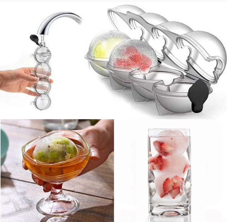 Silicone Ice Cube Mold for Easy Release Whisky Balls Stocked Kitchen Accessory in 2023