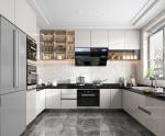 Furniture Product Essay Assembly Kitchen Cabinet Apartment Use Laminate Finish