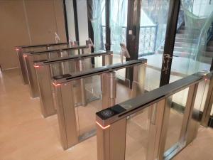 Quality Finger Print Ic Id Card Reader Swing Gate Turnstile Time Attendance Entrance wholesale