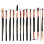 High quality Wood Handle Makeup Brushes Fan Brush best make up brush