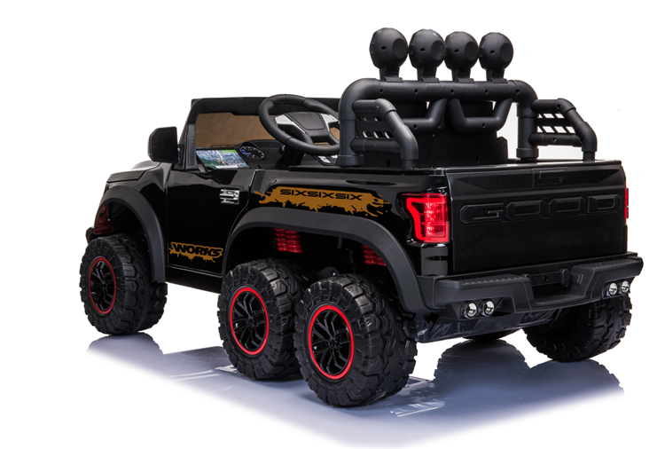 Newest 2022 6 Wheels Classic Electric Big Sized 2 Seater Ride-on Car for 3-8 Year Olds