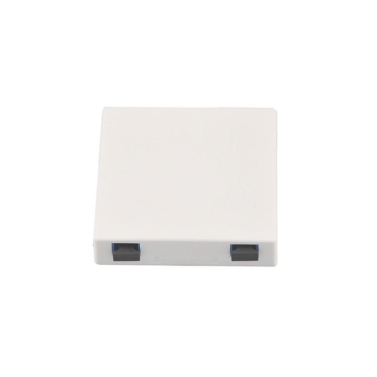 18mm Ftth 2 Ports Fiber Optic Terminal Box 86 Faceplate Wall Socket