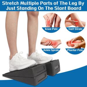 Quality Factory Direct 3 in 1 Hot Sell High Hardness Eco EPP Foam Calf Stretcher Foot Leg Slant Board Squat Wedge Yoga wholesale