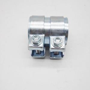 Quality Galvanized Double Band 95mm Stainless Steel Exhaust Clamps wholesale