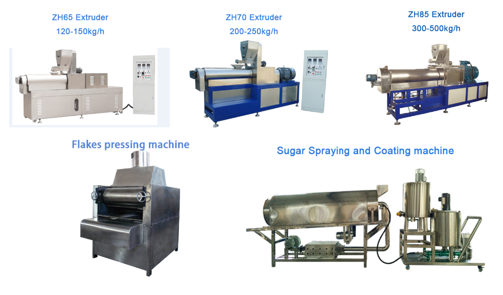 Stainless Steel Automatic Rolled Oats Processing Line for Breakfast Cereal Production