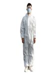 Disease Protection Disposable Chemical Coveralls Bunny Type PPE Breathable White