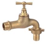 Non Rusting Deck Mounted Brass Bib Cock For Washing Machine
