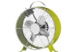 Easy Moving Pink Antique Electric Table Fan 110V 60Hz 4 Blade Brushed Copper