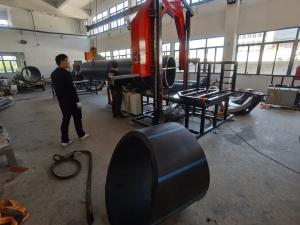 Quality SJC315 PE Pipe Band Saw 90MM-315MM Multi Angle Adjustable Line Speed wholesale