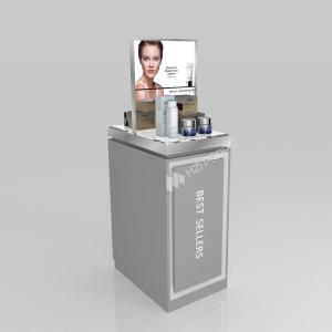 Quality GDR11-ZD01-E Cosmetics Retail Display with LED Light Strips and Gray Glass for Retail Stores wholesale