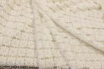 47in White Wedding Lace Fabric , Multipurpose white net lace fabric