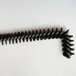 Curved Tube 187.2g Washing Dishes Brush Flexible Cleaning Dryer
