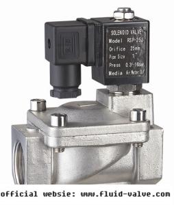 Quality SS 2 Inch Water Solenoid Valve 24V Solenoid Valve Water RSP Series wholesale